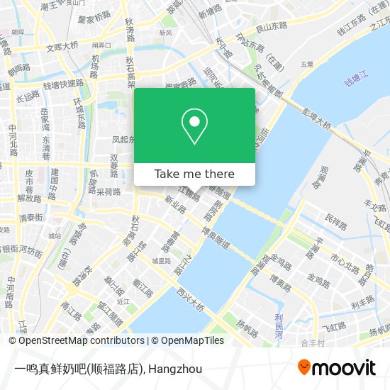 一鸣真鲜奶吧(顺福路店) map