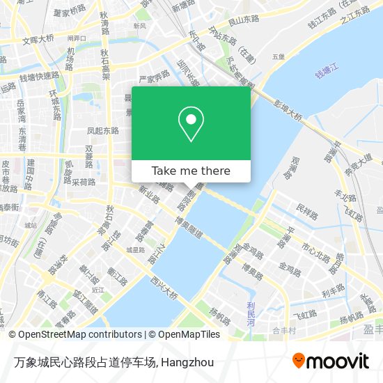 万象城民心路段占道停车场 map