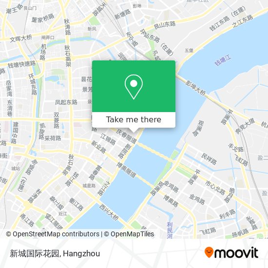 新城国际花园 map