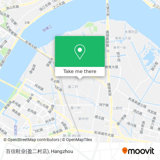 百信鞋业(盈二村店) map