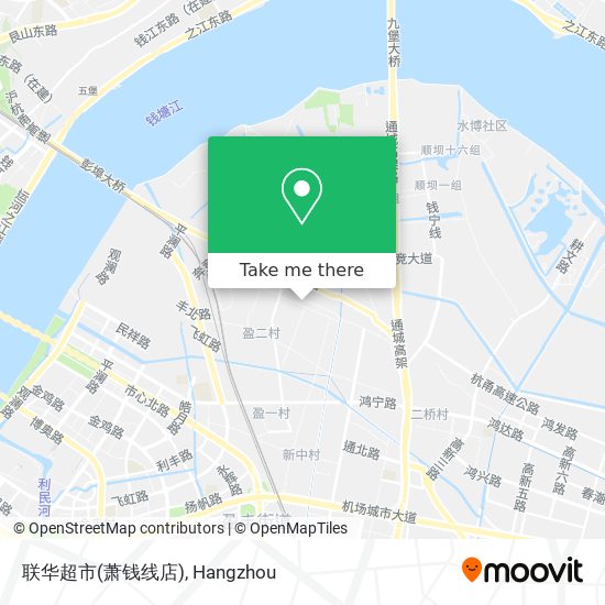 联华超市(萧钱线店) map