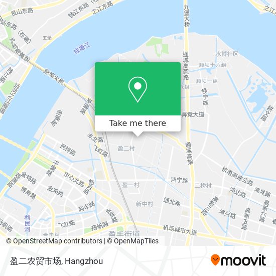 盈二农贸市场 map