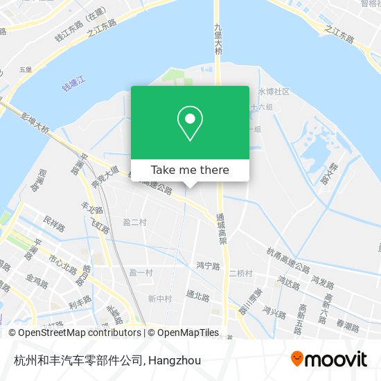 杭州和丰汽车零部件公司 map