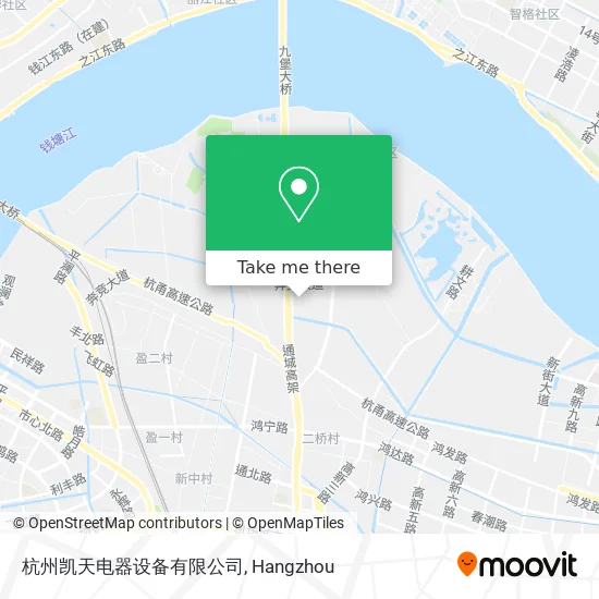 杭州凯天电器设备有限公司 map