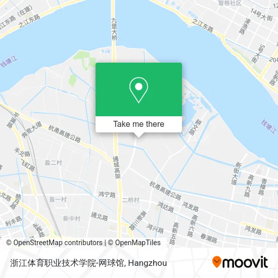 浙江体育职业技术学院-网球馆 map