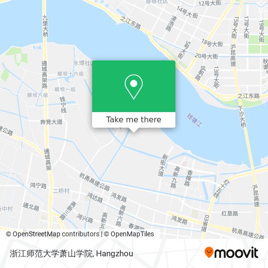 浙江师范大学萧山学院 map