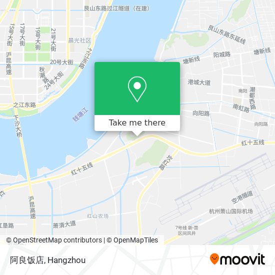 阿良饭店 map