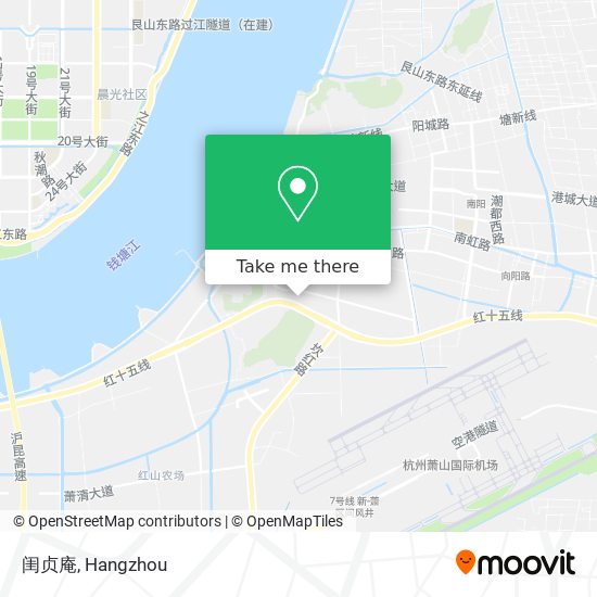 闺贞庵 map