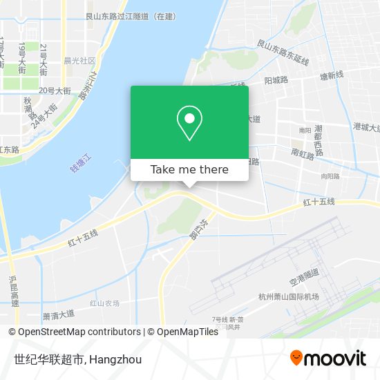 世纪华联超市 map