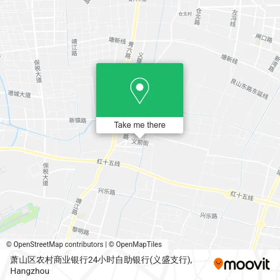 萧山区农村商业银行24小时自助银行(义盛支行) map