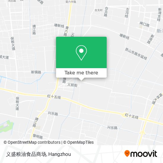 义盛粮油食品商场 map