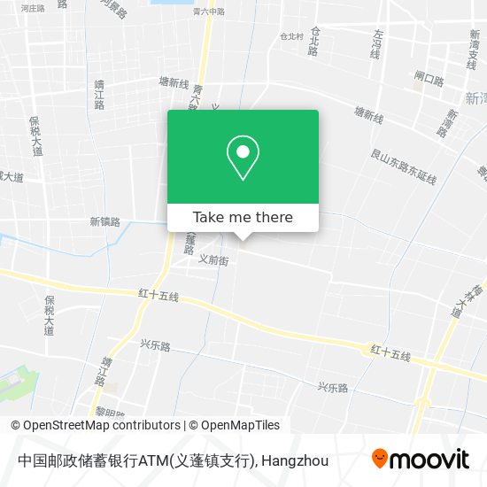 中国邮政储蓄银行ATM(义蓬镇支行) map