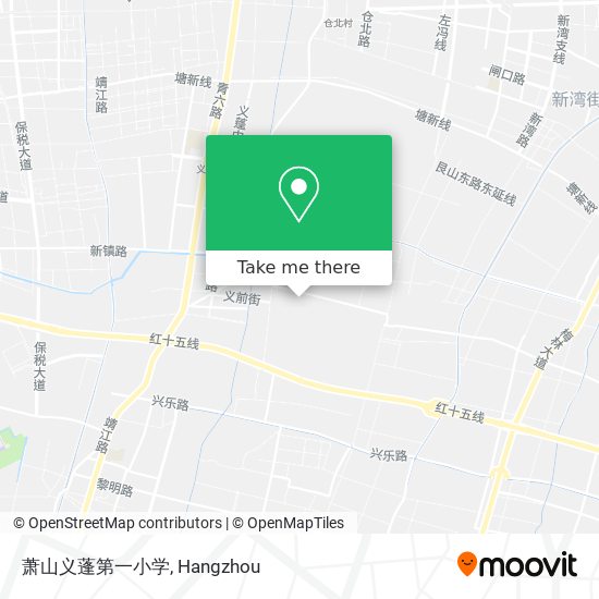萧山义蓬第一小学 map