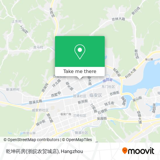 乾坤药房(浙皖农贸城店) map