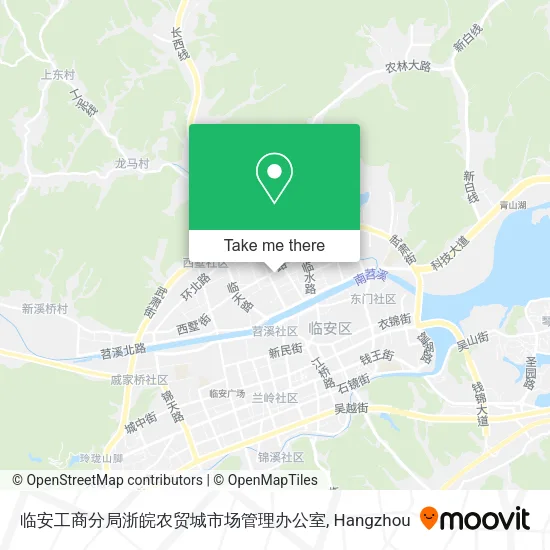 临安工商分局浙皖农贸城市场管理办公室 map