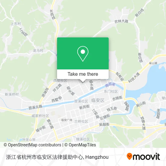 浙江省杭州市临安区法律援助中心 map