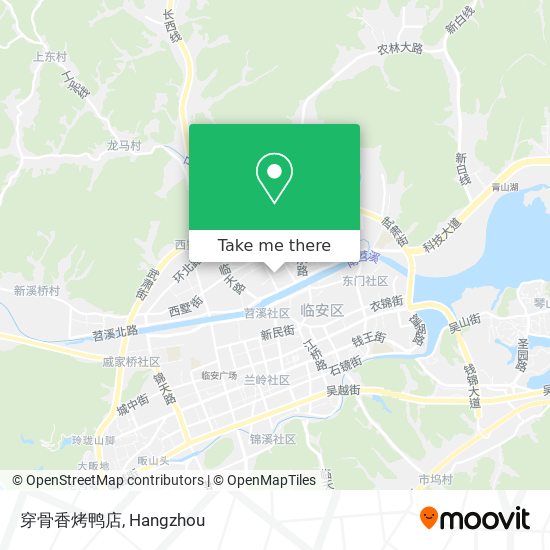 穿骨香烤鸭店 map