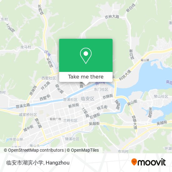 临安市湖滨小学 map
