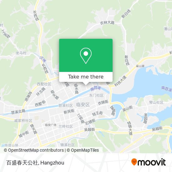 百盛春天公社 map
