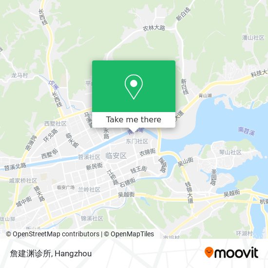 詹建渊诊所 map