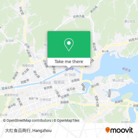 大红食品商行 map