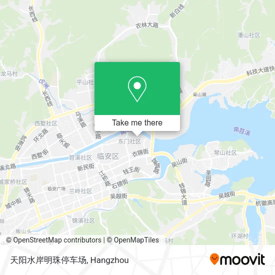 天阳水岸明珠停车场 map