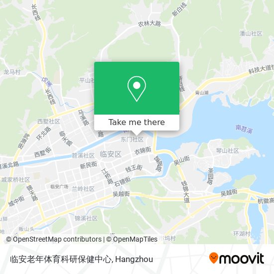 临安老年体育科研保健中心 map
