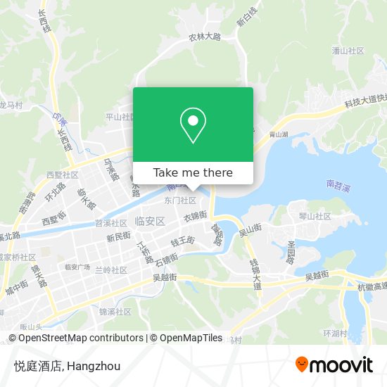 悦庭酒店 map