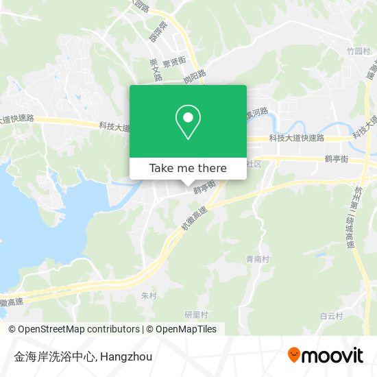 金海岸洗浴中心 map