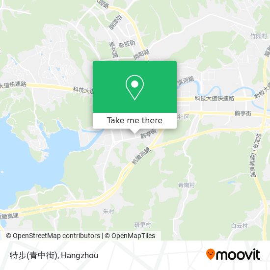 特步(青中街) map