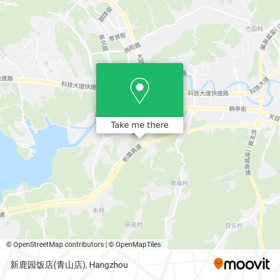 新鹿园饭店(青山店) map