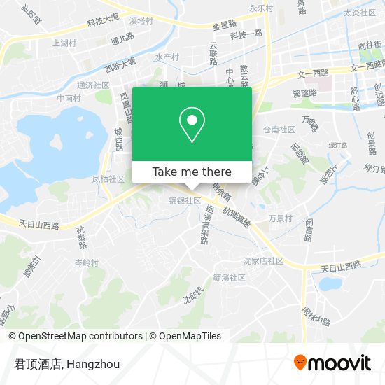 君顶酒店 map