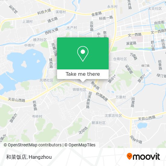 和菜饭店 map