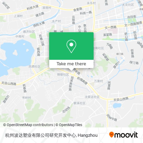 杭州波达塑业有限公司研究开发中心 map