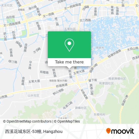 西溪花城东区-53幢 map