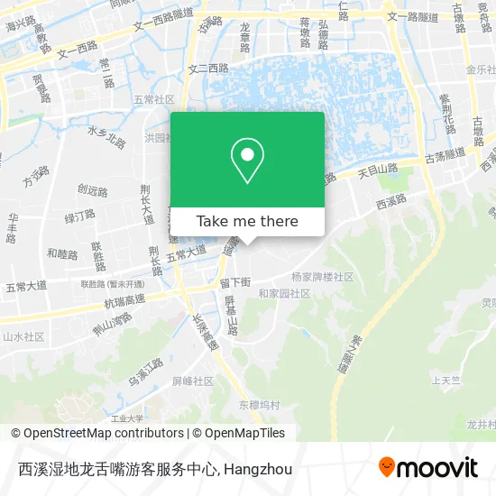 西溪湿地龙舌嘴游客服务中心 map