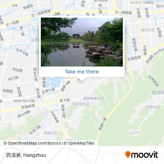 西溪桥 map