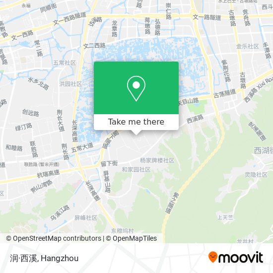 润·西溪 map
