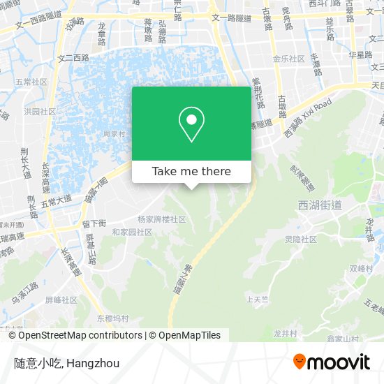 随意小吃 map