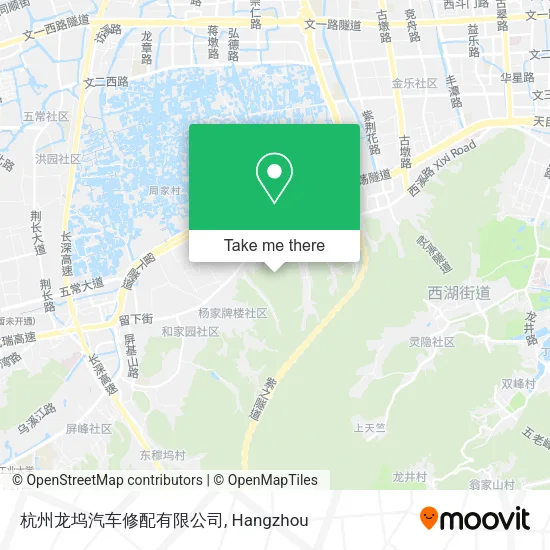 杭州龙坞汽车修配有限公司 map