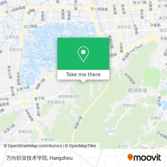 万向职业技术学院 map