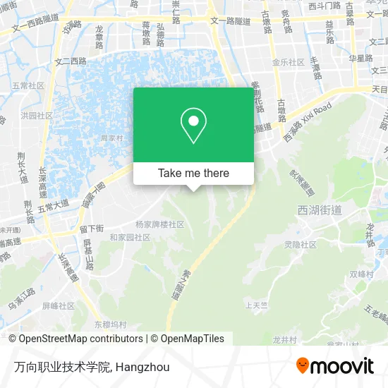 万向职业技术学院 map