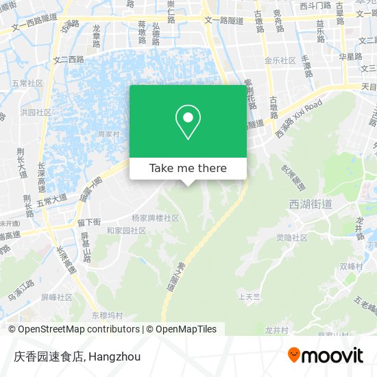 庆香园速食店 map