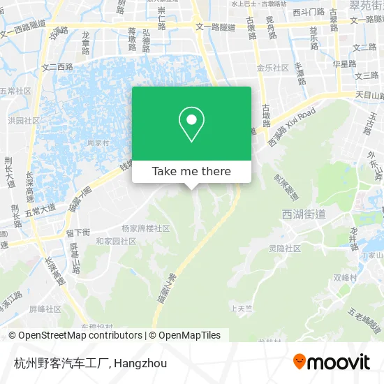 杭州野客汽车工厂 map