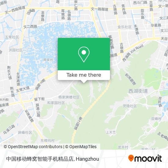 中国移动蜂窝智能手机精品店 map