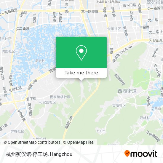 杭州殡仪馆-停车场 map