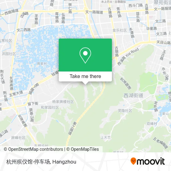 杭州殡仪馆-停车场 map
