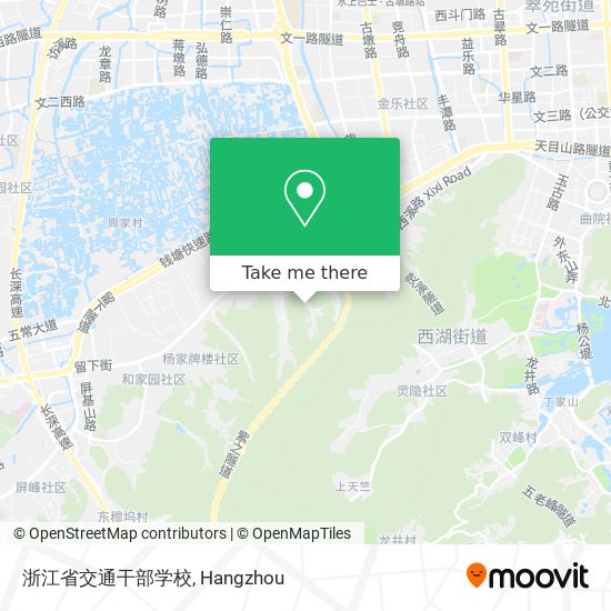 浙江省交通干部学校 map