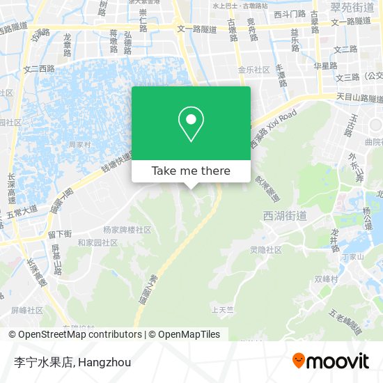 李宁水果店 map