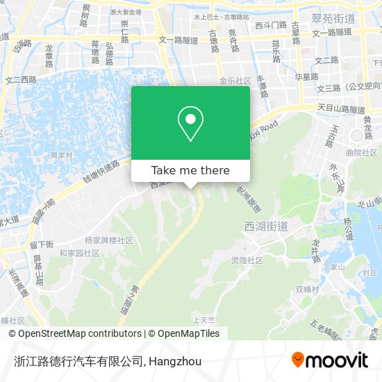 浙江路德行汽车有限公司 map